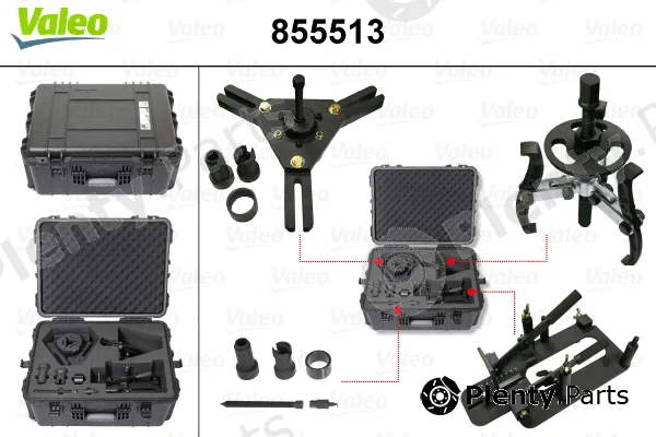 Valeo 855513 — Mounting Tool Set, clutch/flywheel TOOLING DDC