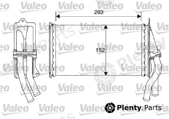 Valeo 812015 — Heat Exchanger, interior heating