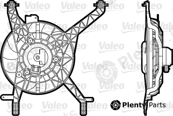 Valeo 696345 — Fan, engine cooling