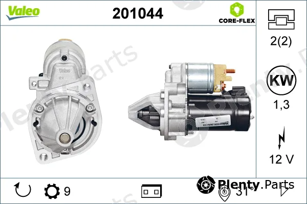 Valeo 201044 — Starter VALEO CORE-FLEX