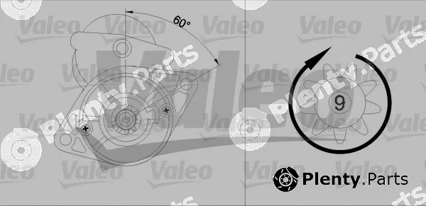 Valeo 455612 — Starter VALEO RE-GEN REMANUFACTURED