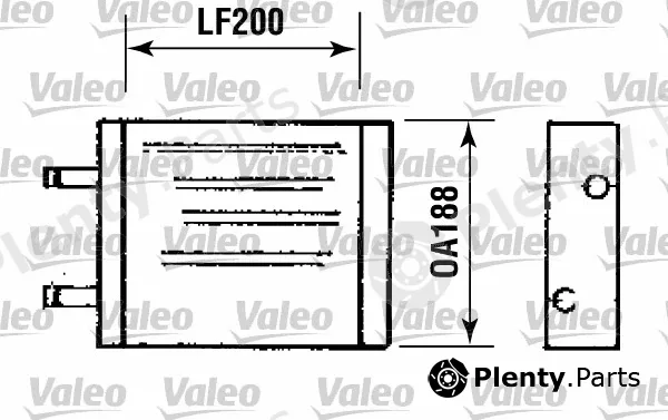 Valeo 812093 — Heat Exchanger, interior heating