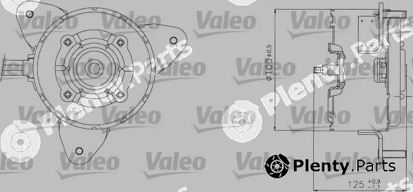 Valeo 698304 — Electric Motor, radiator fan