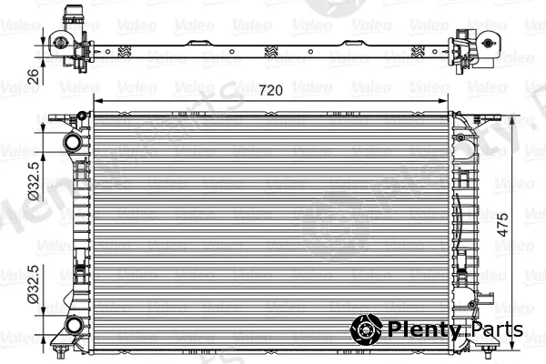 Valeo 735471 — Radiator, engine cooling