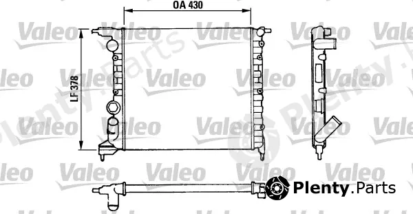 Valeo 816658 — Radiator, engine cooling