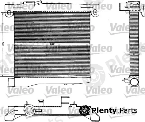 Valeo 883428 — Radiator, engine cooling