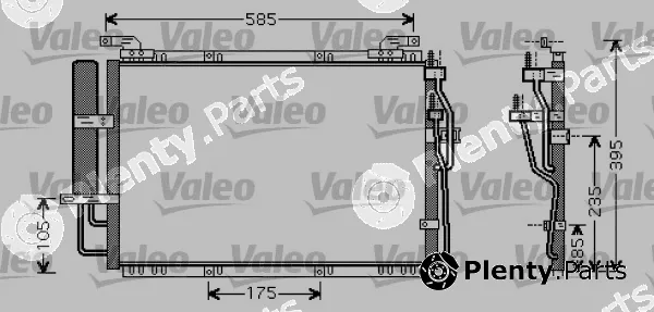 Valeo 818075 — Condenser, air conditioning