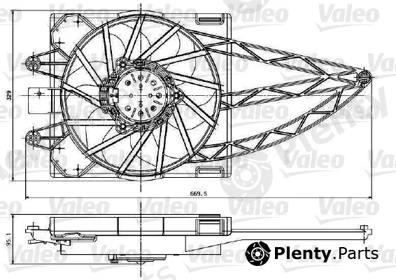 Valeo 698787 — Fan, engine cooling
