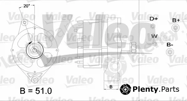 Valeo 436590 — Alternator VALEO RE-GEN REMANUFACTURED