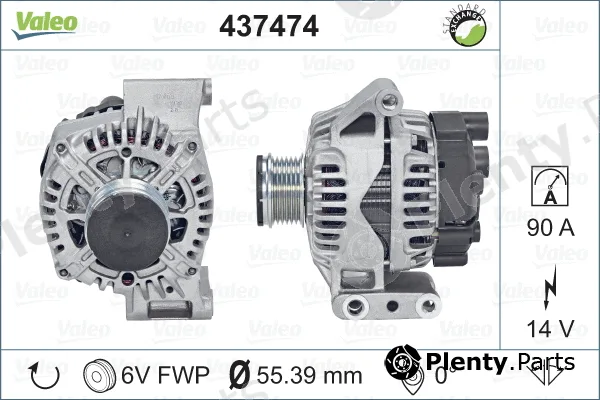 Valeo 437474 — Alternator VALEO RE-GEN REMANUFACTURED
