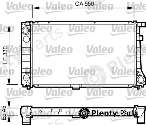 Valeo 734289 — Radiator, engine cooling