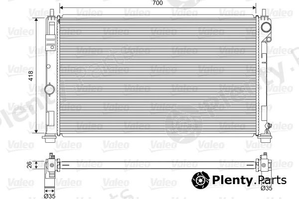 Valeo 701571 — Radiator, engine cooling