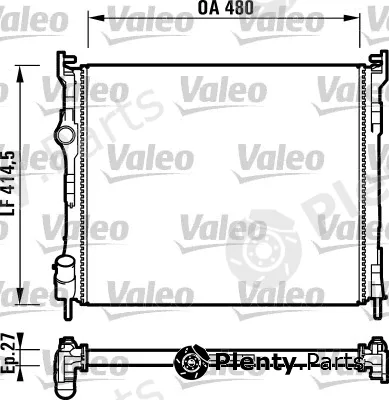 Valeo 732737 — Radiator, engine cooling