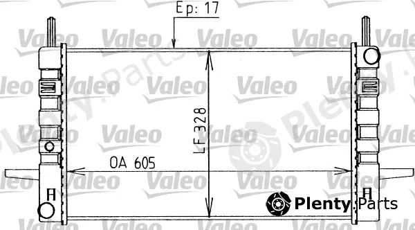 Valeo 730589 — Radiator, engine cooling
