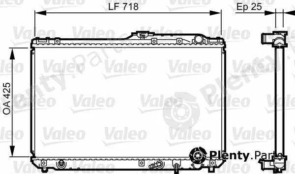 Valeo 731684 — Radiator, engine cooling