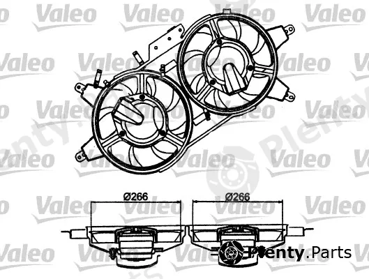 Valeo 698482 — Fan, engine cooling