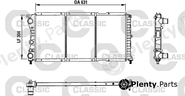 Valeo 230981 — Radiator, engine cooling VALEO CLASSIC