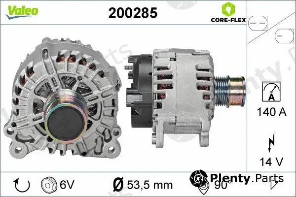 Valeo 200285 — Alternator VALEO CORE-FLEX
