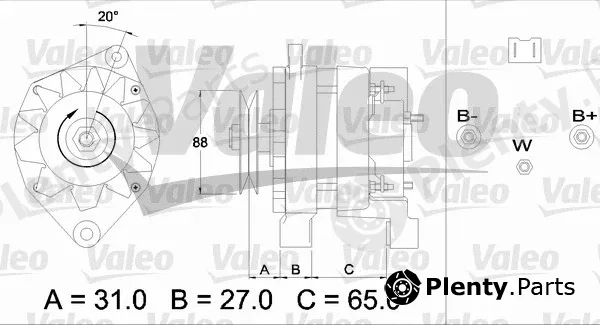 Valeo 436651 — Alternator VALEO RE-GEN REMANUFACTURED