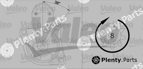 Valeo 455609 — Starter VALEO RE-GEN REMANUFACTURED