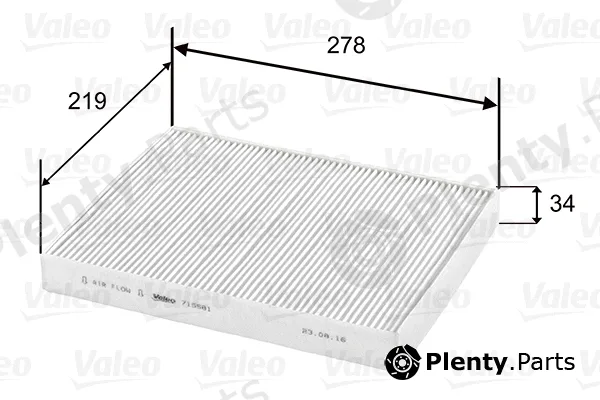 Valeo 715581 — Filter, cabin air VALEO ESSENTIAL