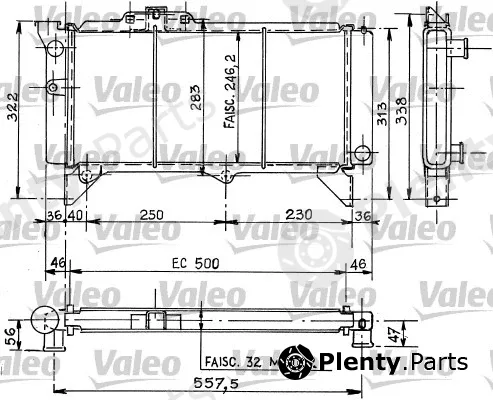 Valeo 883952 — Radiator, engine cooling