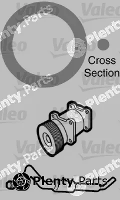 Valeo 509753 — Gasket, coolant pipe