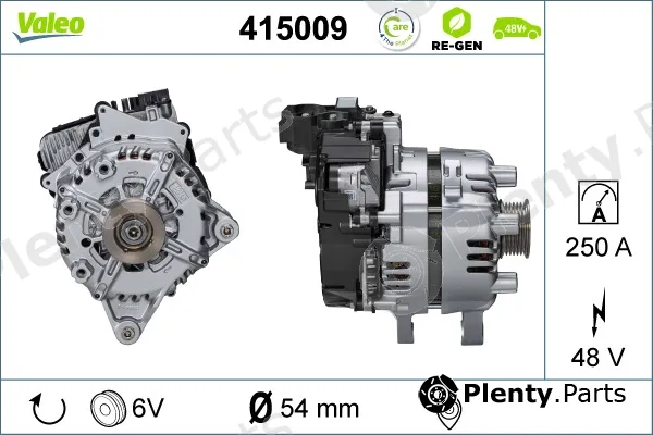 Valeo 415009 — Alternator, starter VALEO RE-GEN REMANUFACTURED