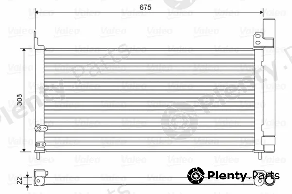Valeo 814415 — Condenser, air conditioning