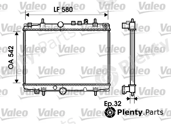 Valeo 734279 — Radiator, engine cooling