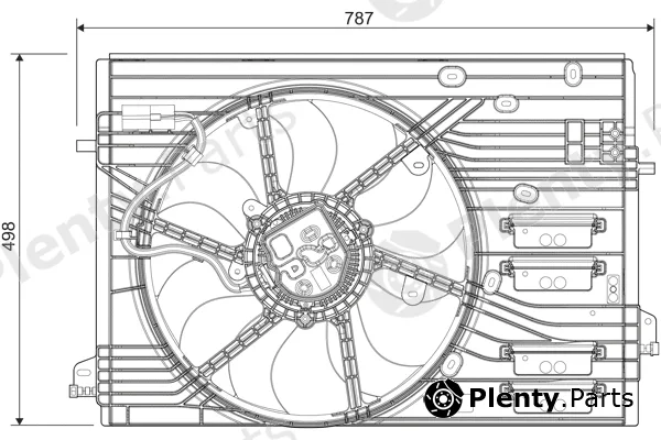 Valeo 696456 — Fan, engine cooling