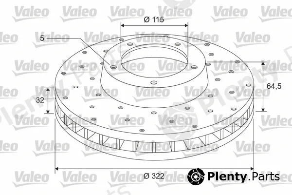 Valeo 185812 — Brake Disc