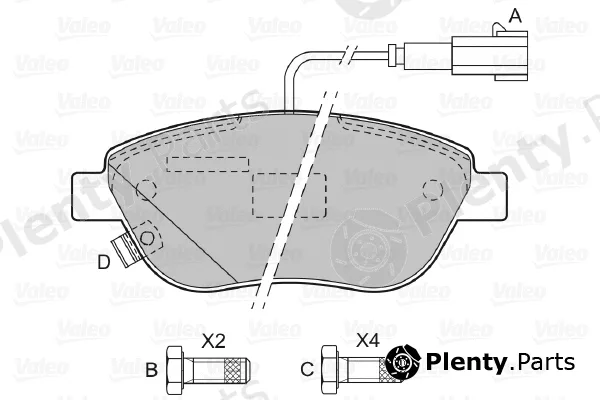 Valeo 598427 — Brake Pad Set, disc brake