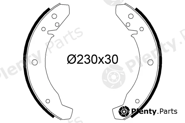 Valeo 564319 — Brake Shoe Set
