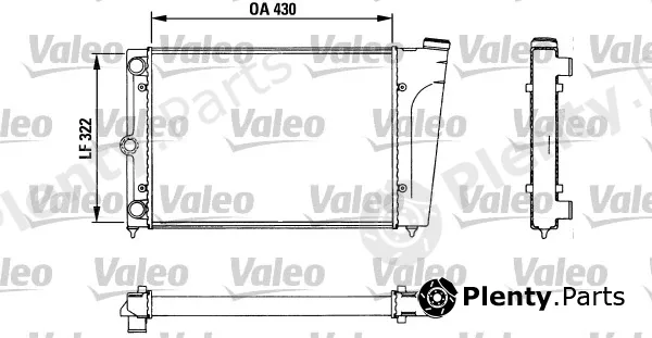 Valeo 883718 — Radiator, engine cooling