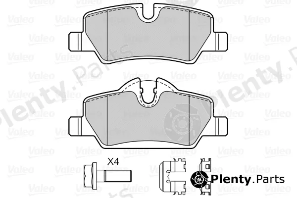 Valeo 601553 — Brake Pad Set, disc brake