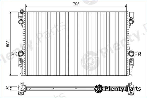Valeo 701126 — Radiator, engine cooling