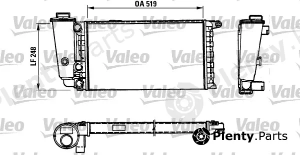 Valeo 816707 — Radiator, engine cooling