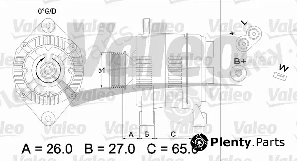 Valeo 436383 — Alternator VALEO RE-GEN REMANUFACTURED