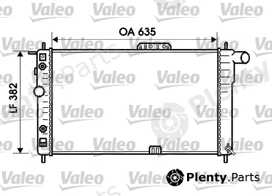 Valeo 734596 — Radiator, engine cooling