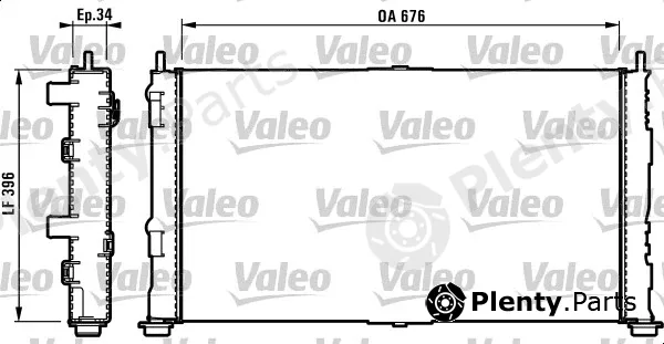Valeo 732755 — Radiator, engine cooling