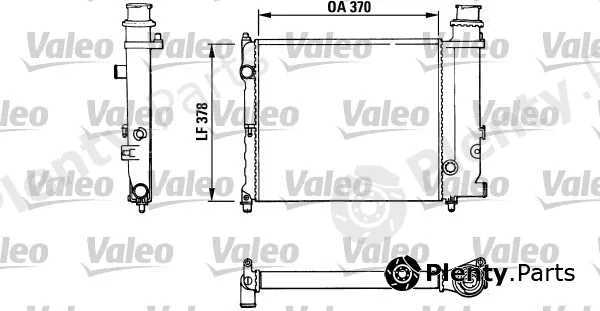Valeo 883772 — Radiator, engine cooling