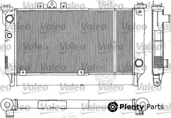 Valeo 883953 — Radiator, engine cooling