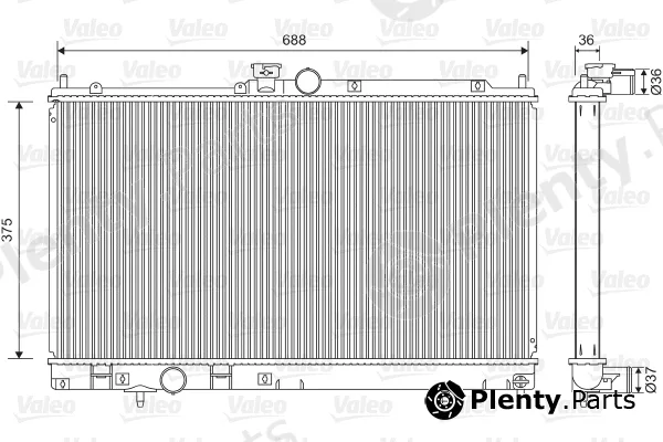 Valeo 701560 — Radiator, engine cooling