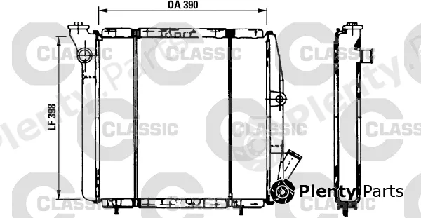 Valeo 310851 — Radiator, engine cooling VALEO CLASSIC