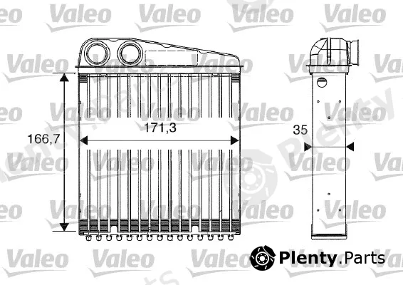 Valeo 812250 — Heat Exchanger, interior heating