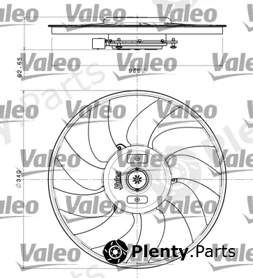 Valeo 696349 — Fan, engine cooling