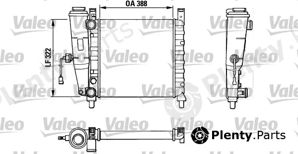 Valeo 883827 — Radiator, engine cooling
