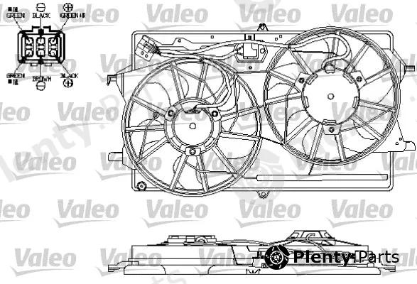 Valeo 696154 — Fan, engine cooling