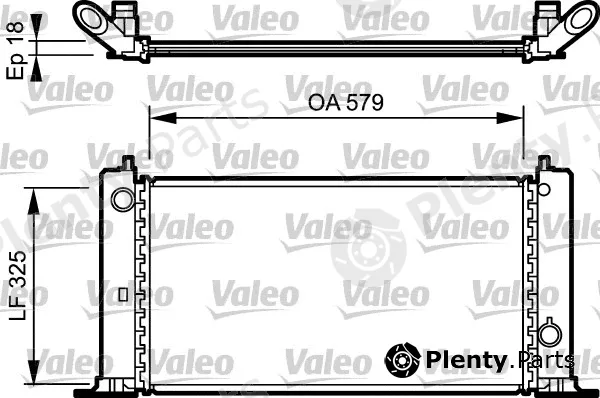 Valeo 734228 — Radiator, engine cooling